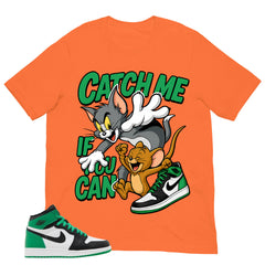 Graphic Tee Catch Me Shirt - to Matching Air Jordan 1 Lucky Green | Zadago