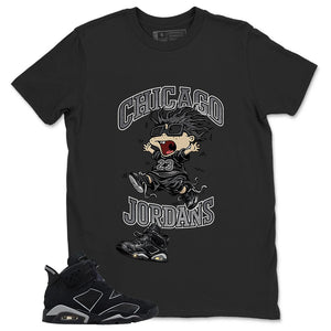 Graphic Tee Chicago 23 Shirt - to Matching Air Jordan 6 Cap and Gown | Zadago