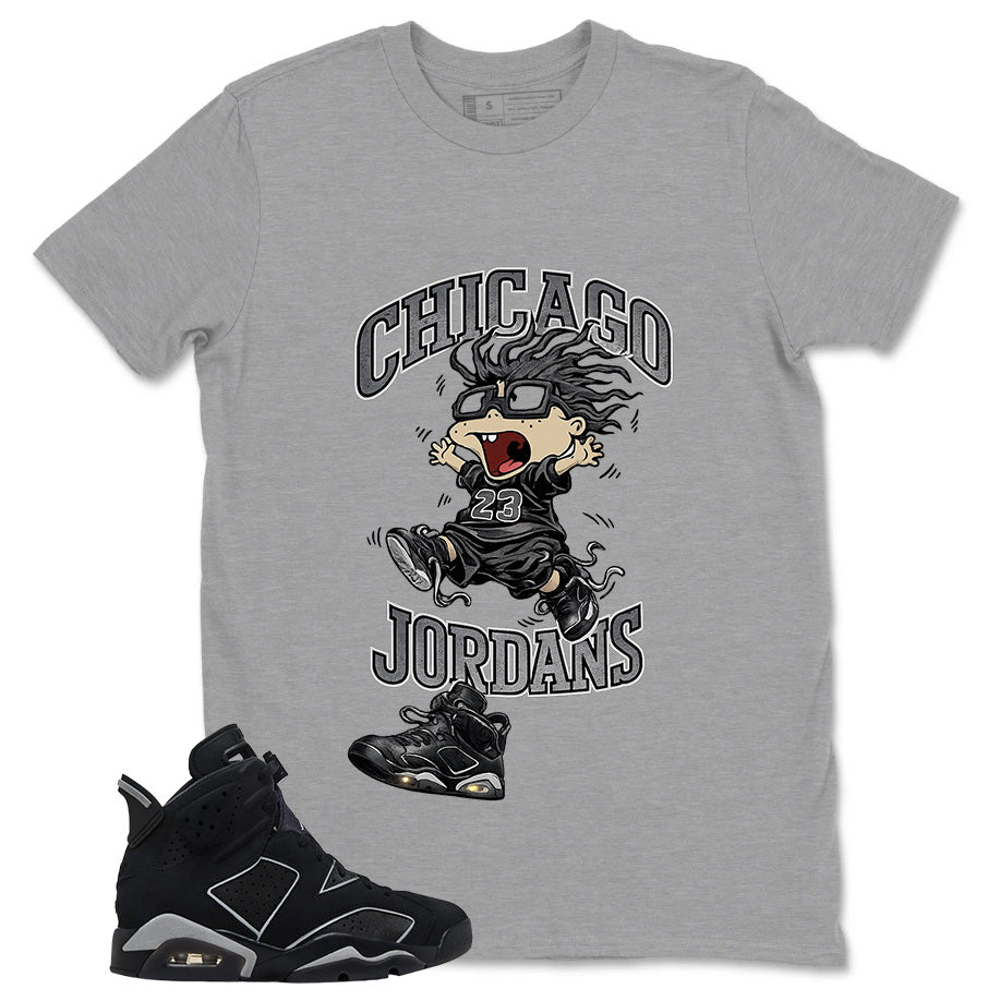 Graphic Tee Chicago 23 Shirt - to Matching Air Jordan 6 Cap and Gown | Zadago