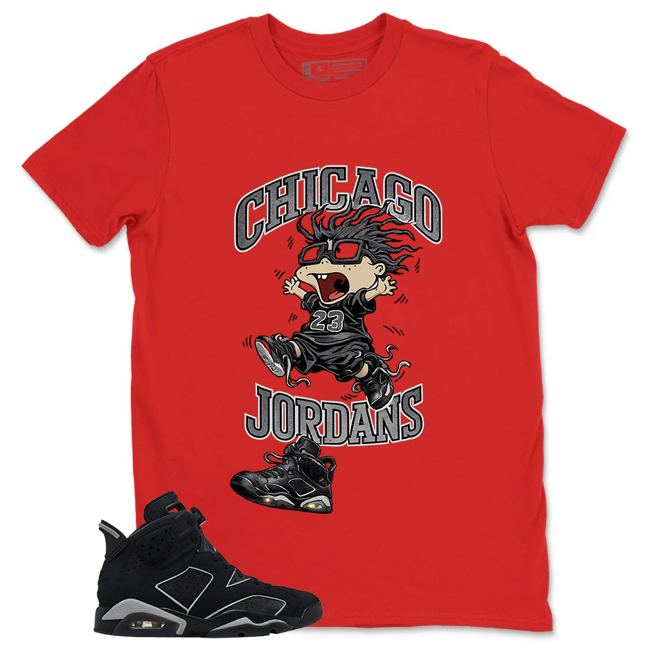 Graphic Tee Chicago 23 Shirt - to Matching Air Jordan 6 Cap and Gown | Zadago