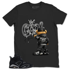 Graphic Tee Cool Boy Shirt - to Matching Air Jordan 6 Cap and Gown | Zadago