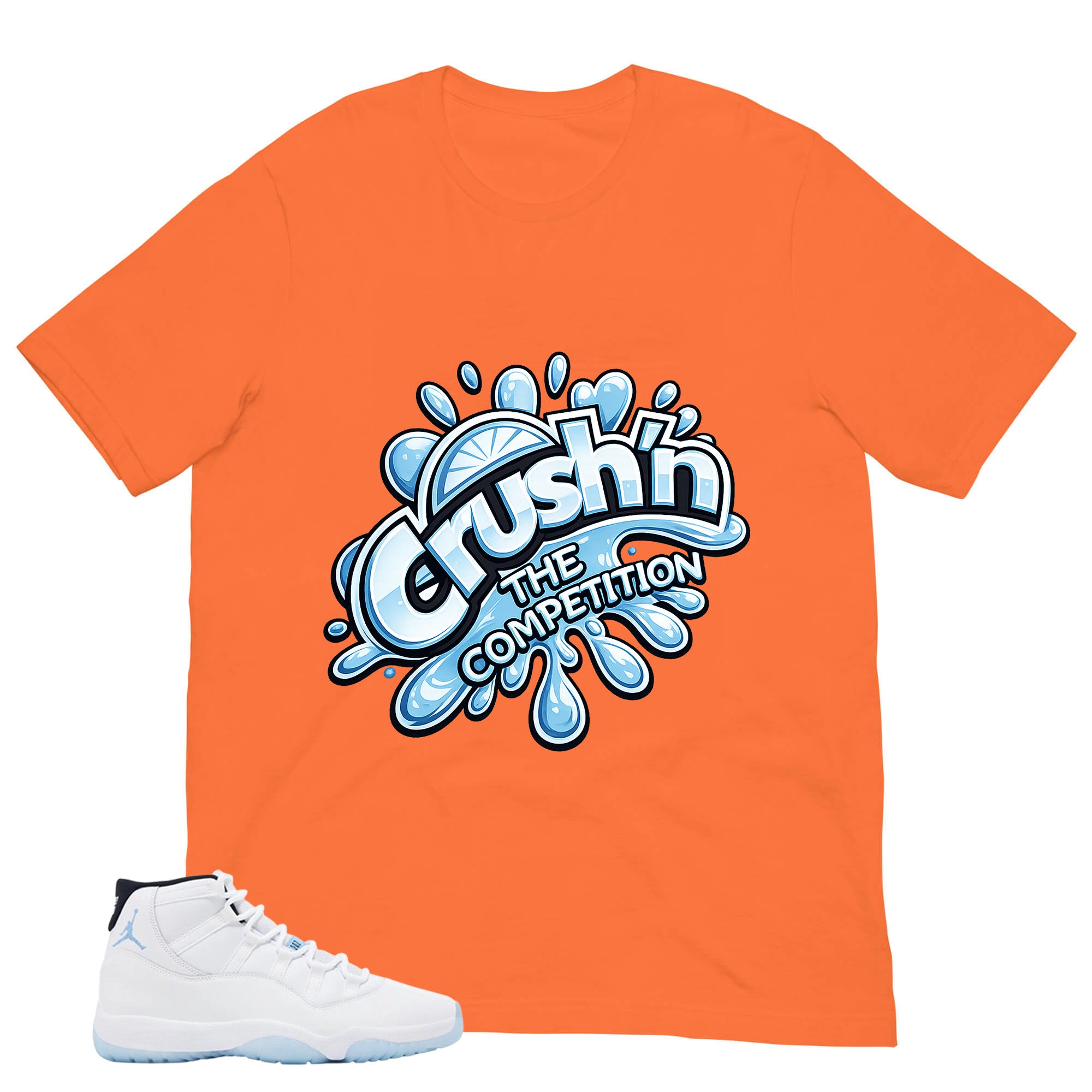Graphic Tee Crush'n The Competition Shirt - to Matching Air Jordan 11 Legend Blue | Zadago