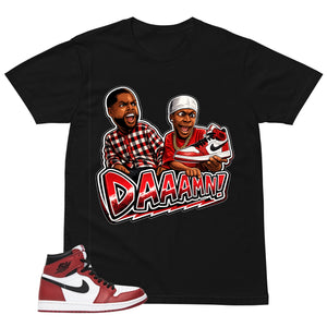 Graphic Tee Daaamn Sneaker Shirt - to Matching Air Jordan 1 Chicago | Zadago