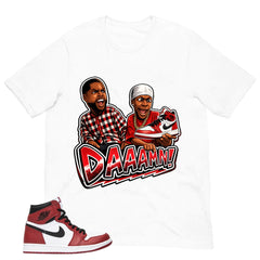 Graphic Tee Daaamn Sneaker Shirt - to Matching Air Jordan 1 Chicago | Zadago