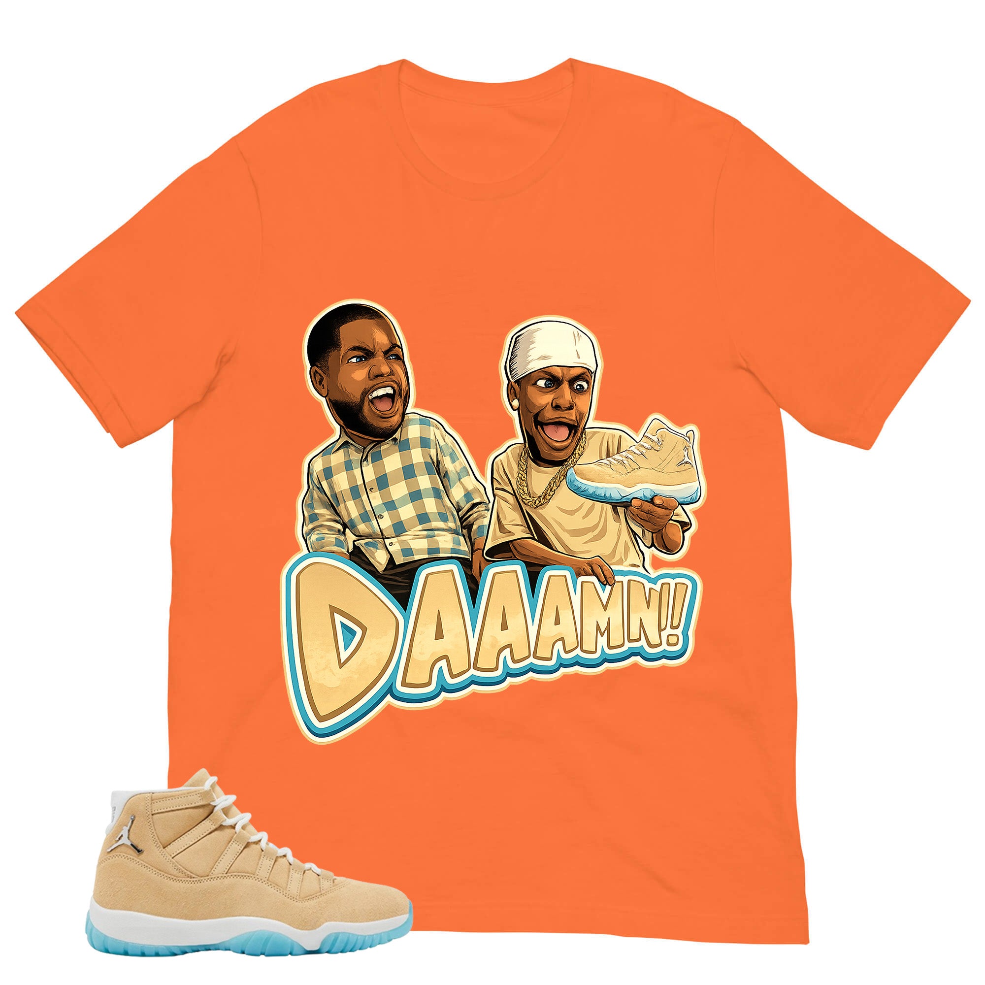 Graphic Tee Daaamn Sneaker Shirt - to Matching Air Jordan 11 H-Town | Zadago
