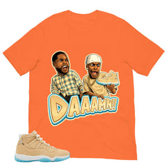 Graphic Tee Daaamn Sneaker Shirt - to Matching Air Jordan 11 H-Town | Zadago