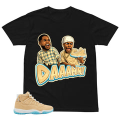 Graphic Tee Daaamn Sneaker Shirt - to Matching Air Jordan 11 H-Town | Zadago