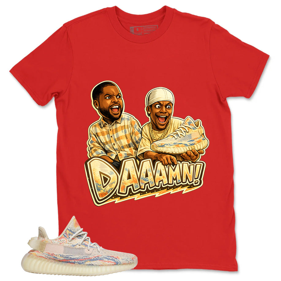 Graphic Tee Daaamn Sneaker Shirt - to Matching Yeezy Boost 350 V2 MX Oat | Zadago