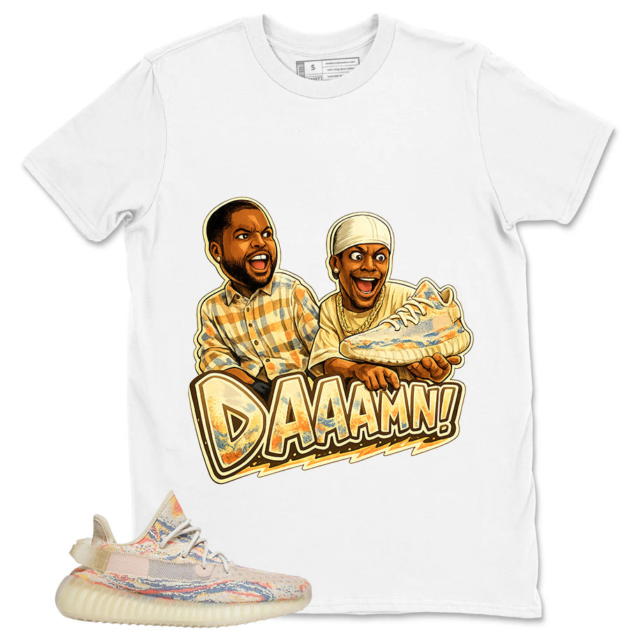 Graphic Tee Daaamn Sneaker Shirt - to Matching Yeezy Boost 350 V2 MX Oat | Zadago