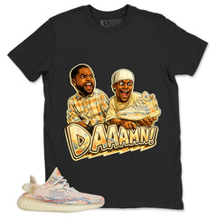 Graphic Tee Daaamn Sneaker Shirt - to Matching Yeezy Boost 350 V2 MX Oat | Zadago