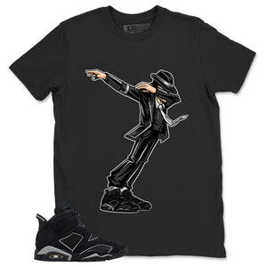 Graphic Tee Dabbing Vibe Shirt - to Matching Air Jordan 6 Cap and Gown | Zadago