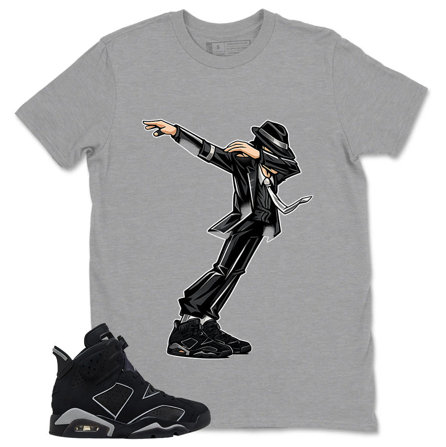 Graphic Tee Dabbing Vibe Shirt - to Matching Air Jordan 6 Cap and Gown | Zadago