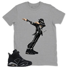 Graphic Tee Dabbing Vibe Shirt - to Matching Air Jordan 6 Cap and Gown | Zadago