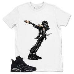 Graphic Tee Dabbing Vibe Shirt - to Matching Air Jordan 6 Cap and Gown | Zadago