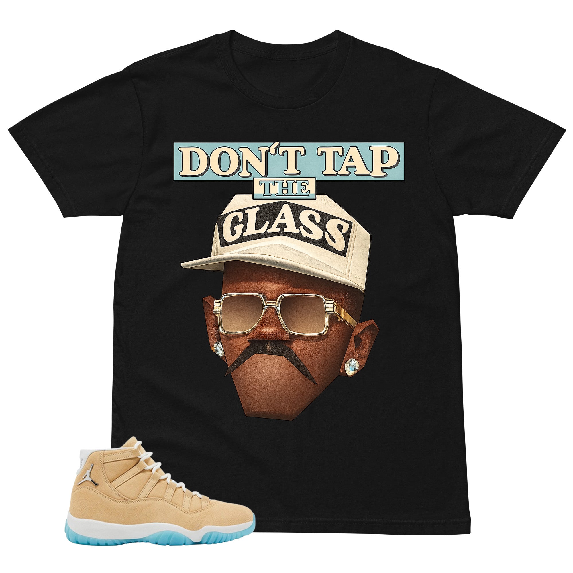 Graphic Tee Don't Tap The Glass Shirt - to Matching Air Jordan 11 H-Town | Zadago