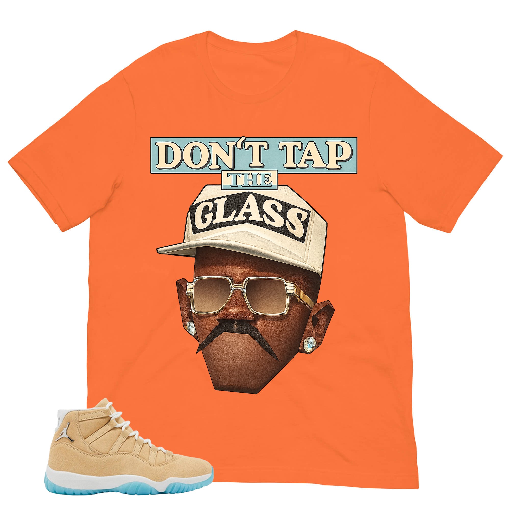 Graphic Tee Don't Tap The Glass Shirt - to Matching Air Jordan 11 H-Town | Zadago