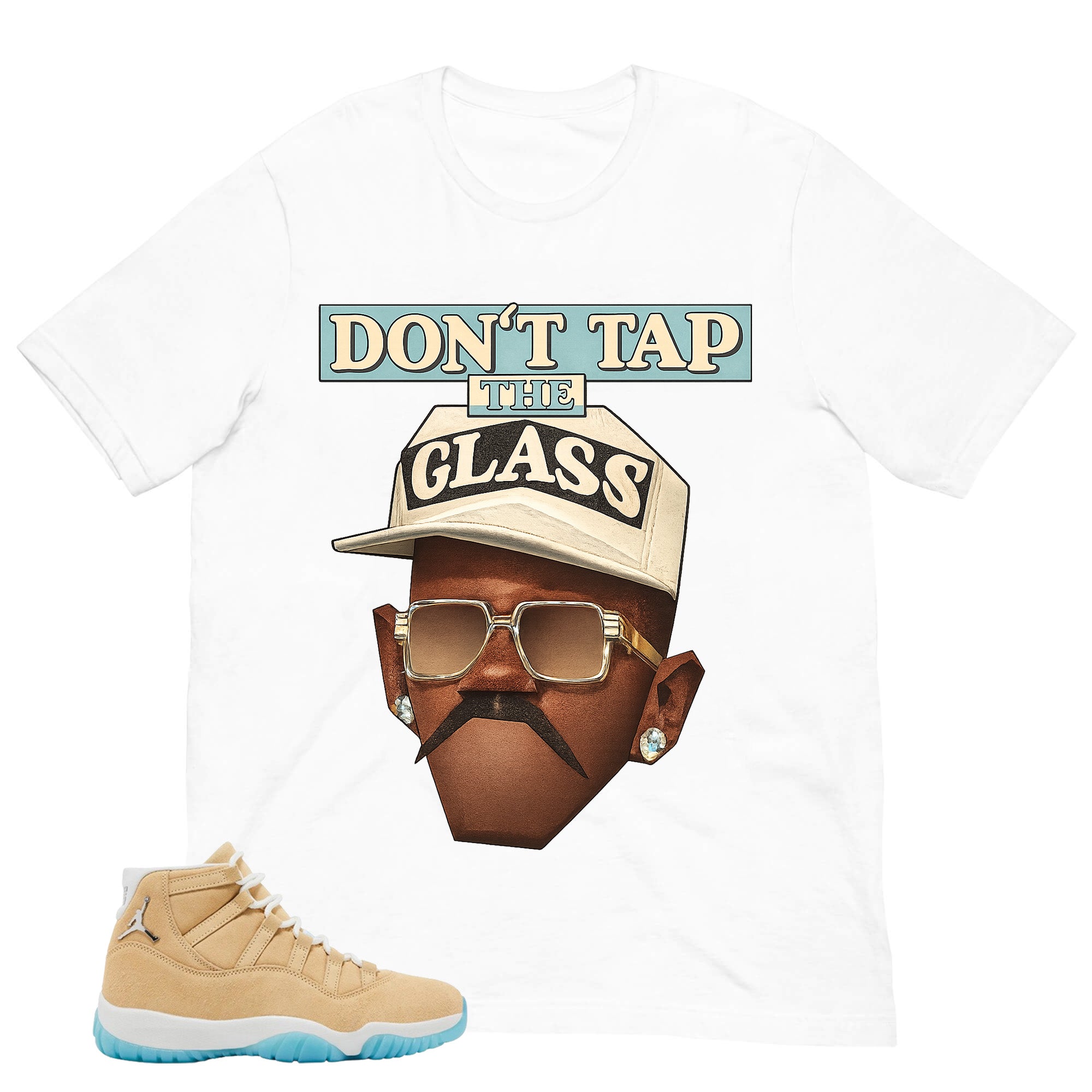 Graphic Tee Don't Tap The Glass Shirt - to Matching Air Jordan 11 H-Town | Zadago