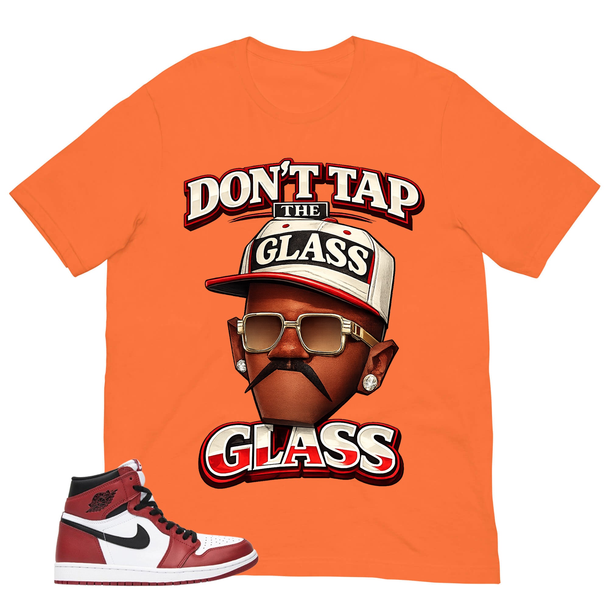 Graphic Tee Don't Tap The Glass Shirt - to Matching Air Jordan 1 Chicago | Zadago