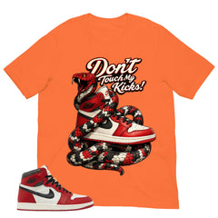 Graphic Tee Don't Touch My Kicks Shirt - to Matching Air Jordan 1 Chicago Lost & Found | Zadago