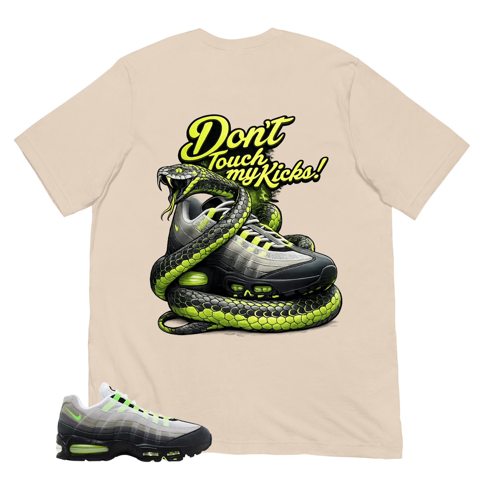Graphic Tee Don't Touch My Kicks Shirt - to Matching  Air Max 95 Neon | Zadago