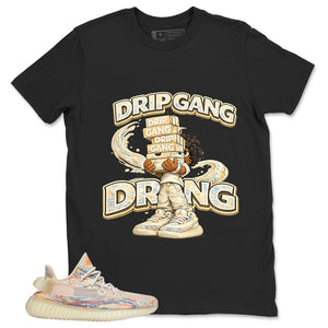 Graphic Tee Drip Gang Shirt - to Matching Yeezy 350 V2 MX Oat | Zadago