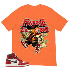 Graphic Tee Finesse The Bag Shirt - to Matching Air Jordan 1 Chicago Lost & Found | Zadago