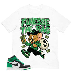 Graphic Tee Finesse The Bag Shirt - to Matching Air Jordan 1 Lucky Green | Zadago