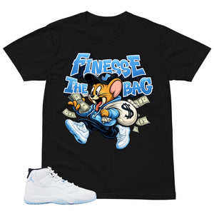 Graphic Tee Finesse The Bag Shirt - to Matching Air Jordan 11 Legend Blue | Zadago