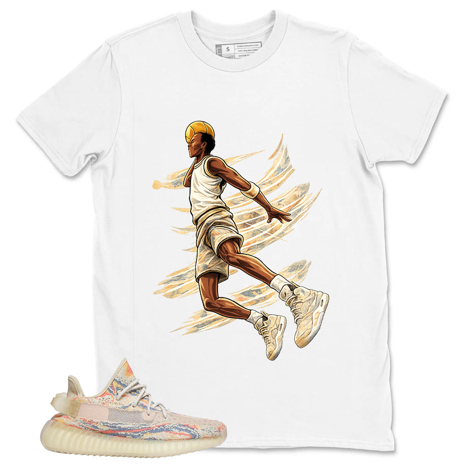 Graphic Tee Flight Legend Jump Shirt - to Matching Yeezy Boost 350 V2 MX Oat | Zadago