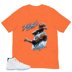 Graphic Tee Flight Legend MJ Shirt - to Matching Air Jordan 11 Legend Blue | Zadago