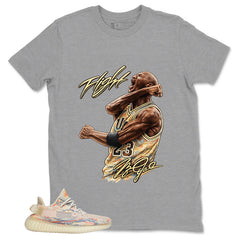 Graphic Tee Flight Legend MJ Shirt - to Matching Yeezy Boost 350 V2 MX Oat | Zadago