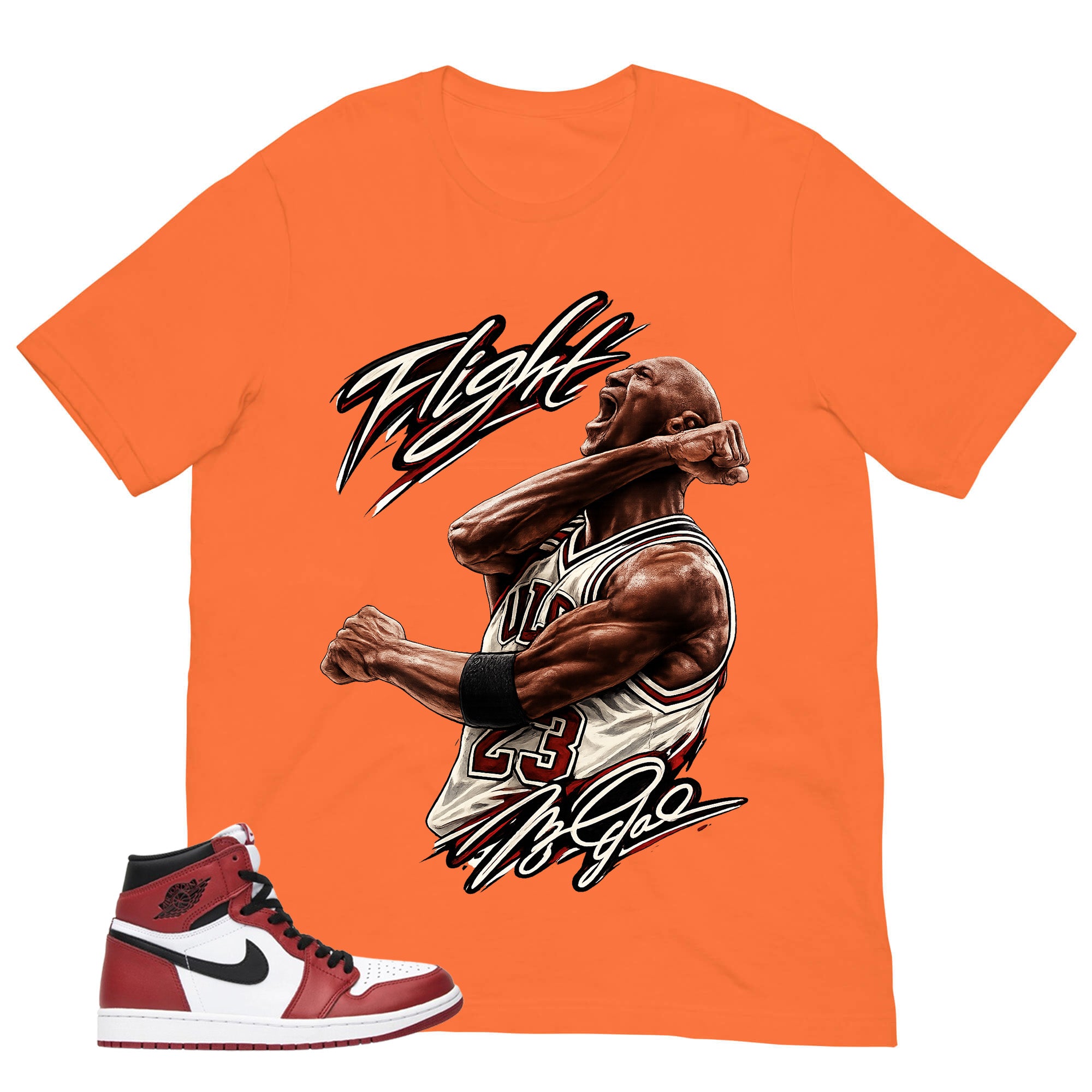 Graphic Tee Flight Legend Shirt - to Matching Air Jordan 1 Chicago | Zadago