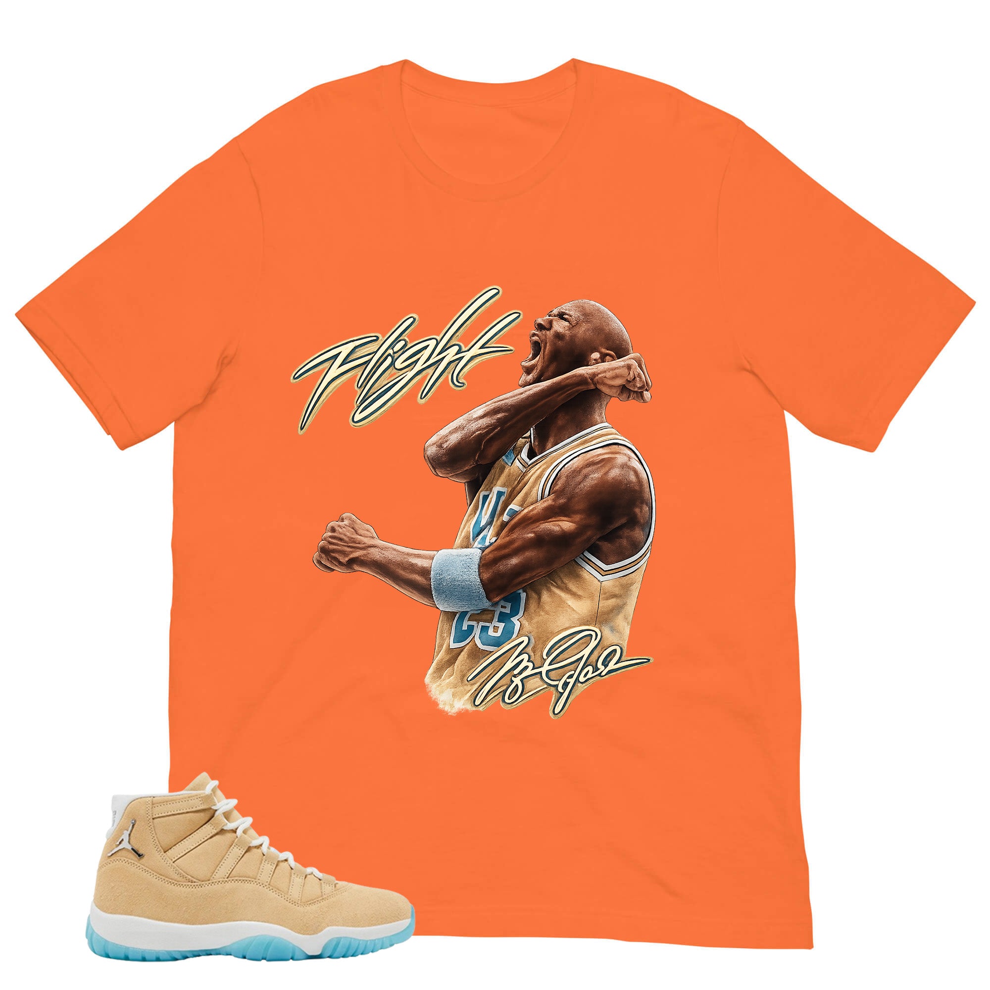Graphic Tee Flight Legend Shirt - to Matching Air Jordan 11 H-Town | Zadago