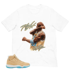 Graphic Tee Flight Legend Shirt - to Matching Air Jordan 11 H-Town | Zadago