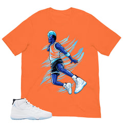 Graphic Tee Flight Legend Shirt - to Matching Air Jordan 11 Legend Blue | Zadago