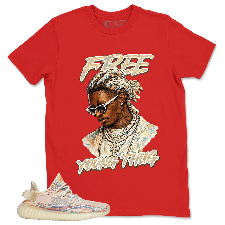 Graphic Tee Free Young Thug Shirt - to Matching Yeezy 350 V2 MX Oat | Zadago