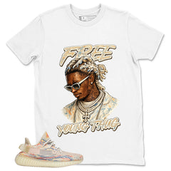 Graphic Tee Free Young Thug Shirt - to Matching Yeezy 350 V2 MX Oat | Zadago