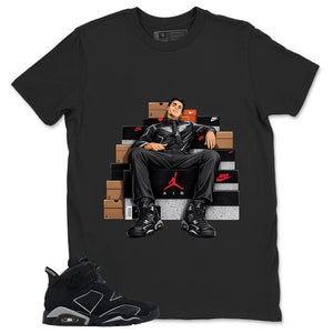 Graphic Tee Fresh Sneaker Shirt - to Matching Air Jordan 6 Cap and Gown | Zadago