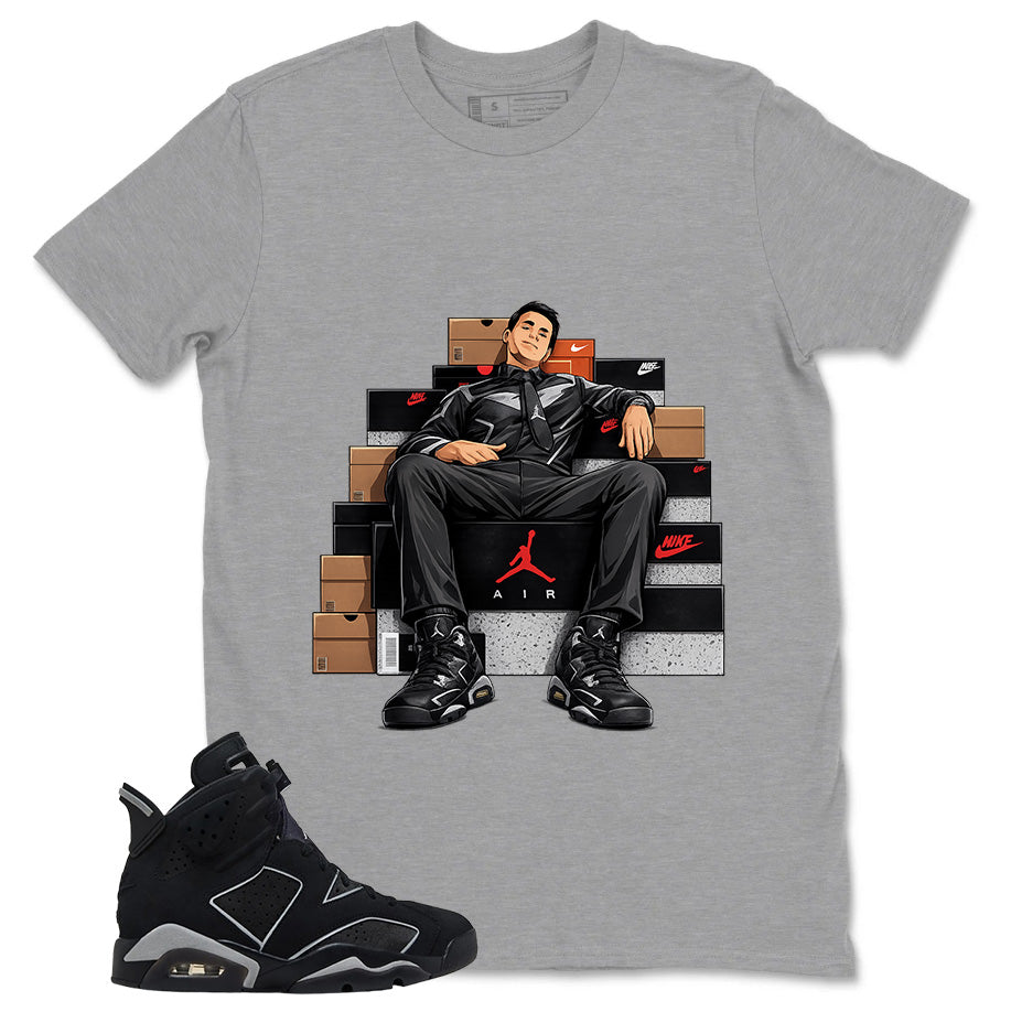 Graphic Tee Fresh Sneaker Shirt - to Matching Air Jordan 6 Cap and Gown | Zadago