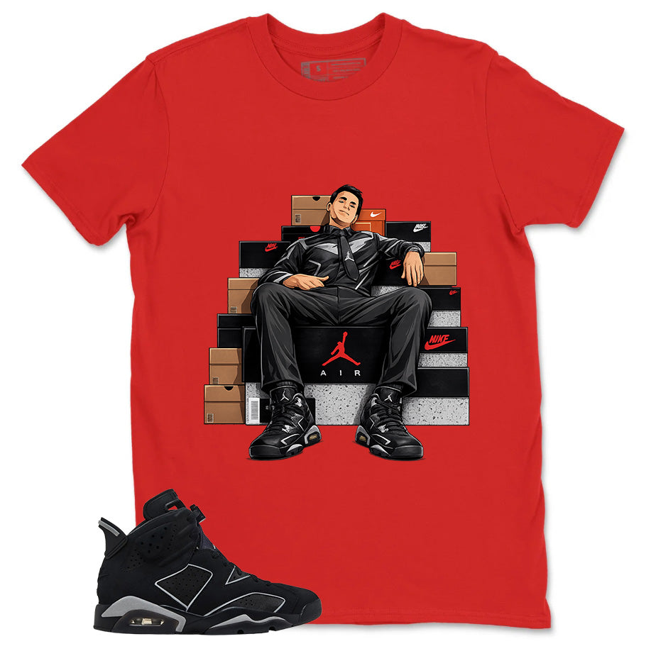 Graphic Tee Fresh Sneaker Shirt - to Matching Air Jordan 6 Cap and Gown | Zadago