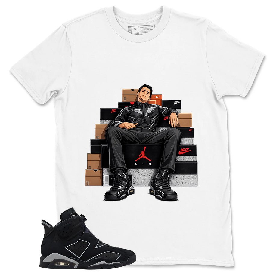 Graphic Tee Fresh Sneaker Shirt - to Matching Air Jordan 6 Cap and Gown | Zadago