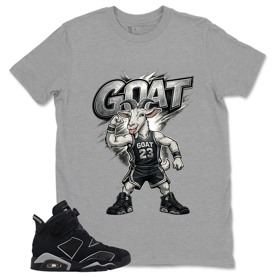 Graphic Tee Goat 23 Shirt - to Matching Air Jordan 6 Cap and Gown | Zadago