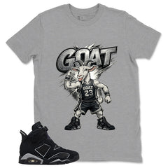 Graphic Tee Goat 23 Shirt - to Matching Air Jordan 6 Cap and Gown | Zadago