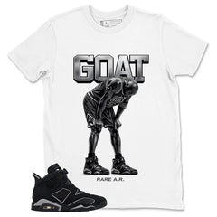 Graphic Tee Goat Rare Air Shirt - to Matching Air Jordan 6 Cap and Gown | Zadago