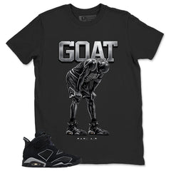 Graphic Tee Goat Rare Air Shirt - to Matching Air Jordan 6 Cap and Gown | Zadago