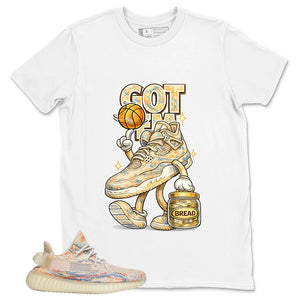 Graphic Tee Got 'Em Bread Shirt - to Matching Yeezy Boost 350 V2 MX Oat | Zadago