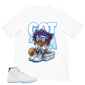 Graphic Tee Got 'Em Dope Shirt - to Matching Air Jordan 11 Legend Blue | Zadago
