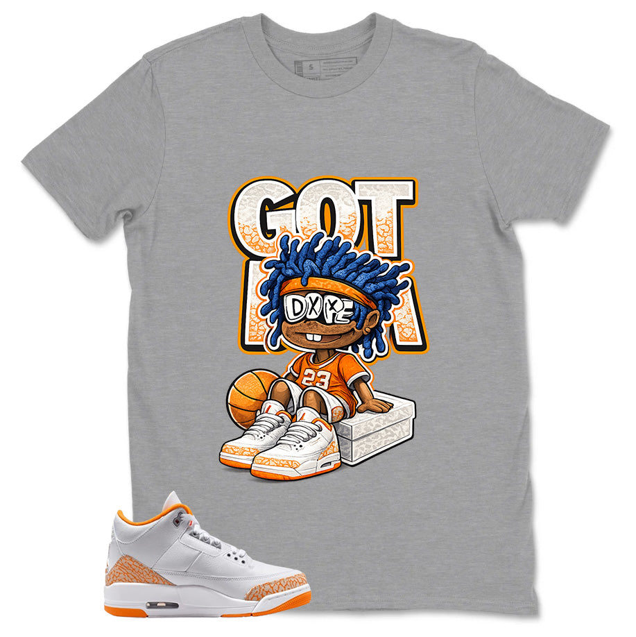 Graphic Tee Got 'Em Dope Shirt - to Matching Air Jordan 3 Orange Citrus | Zadago