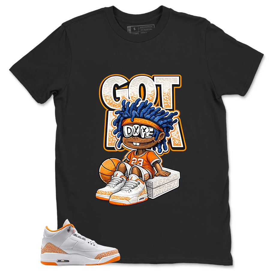 Graphic Tee Got 'Em Dope Shirt - to Matching Air Jordan 3 Orange Citrus | Zadago