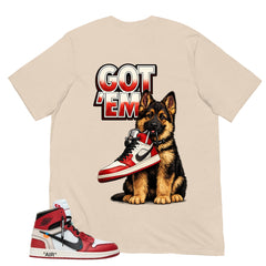 Graphic Tee Got 'Em GS | Matching  Off-White x Air Jordan 1 Chicago | Zadago